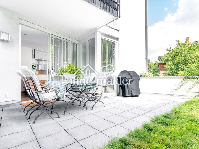 Exklusive Gartenwohnung im Architektenhaus | Villenlage Sonnenberg