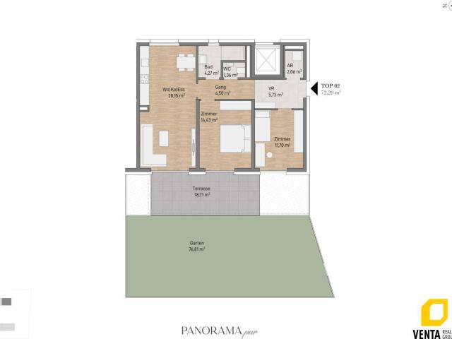 Exklusive Gartenwohnung in Bestlage Waltendorf Baustart erfolgt!