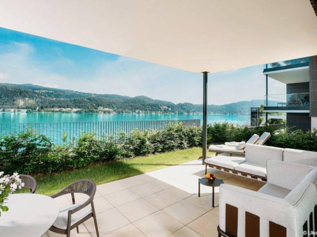 Exklusive Gartenwohnung mit Seezugang und unverbaubarem Wörthersee Blick in Maria Wörth