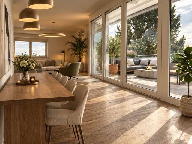 Exklusive, geräumige 2 Zimmer Penthouse Wohnung mit Dachterrasse direkt am Stadtpark