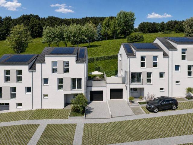 Exklusive Doppelhaushälfte mit Wienerwaldblick | Ziegelmassivbauweise | nachhaltiges Energiekonzept | Eigengarten, Keller & Garage