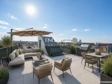 Exklusive Dachgeschoßresidenz mit 75 m² Freiflächen über den Dächern Wiens