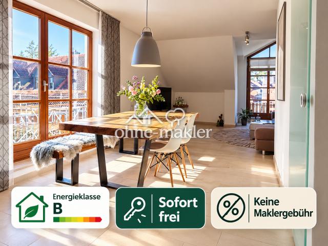 Exklusive Dachgeschosswohnung – 2 Balkone 2 Bäder