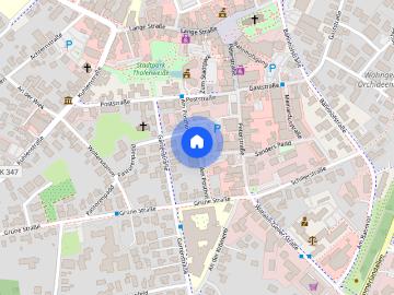 exklusive Dachgeschosswohnung mit Südbalkon und Fahrstuhl im Zentrum von Westerstede