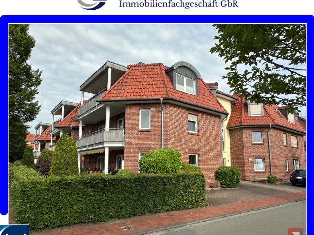 exklusive Dachgeschosswohnung mit Südbalkon und Fahrstuhl im Zentrum von Westerstede