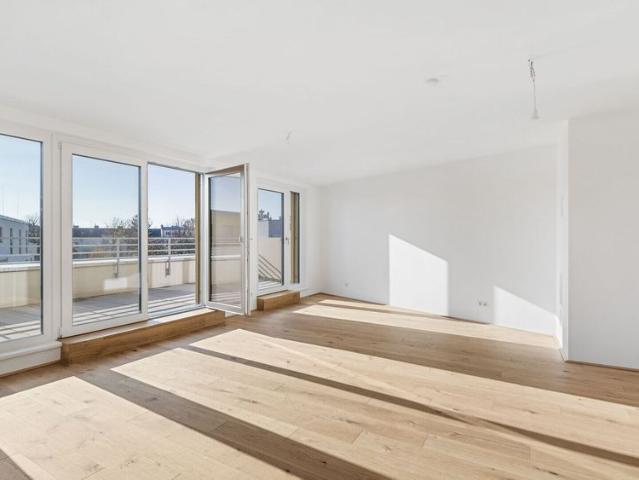 Exklusive Dachgeschoßwohnung mit Traumküche & Sonnenterrasse | Erstbezug | Zentrale Lage zwischen Innenstadt und Bahnhof | Tiefgaragenplatz anmietbar
