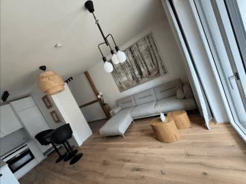Exklusive Design Gartenwohnung | Voll möbliert | Terrasse | Tiefgarage | All Inclusive