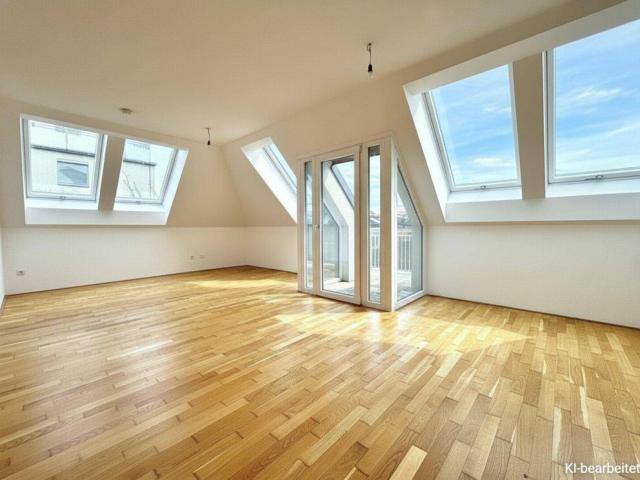 Exklusive DG Wohnung mit Top Infrastruktur I 2 Bäder I voll ausgestattete Küche I Balkon I Luftwärmepumpe I