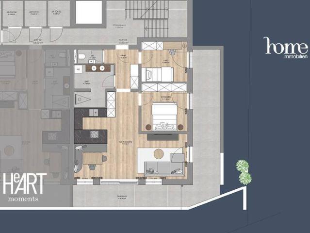 Exklusive Dreizimmer Terrassenwohnung in Hart im Zillertal | HeARTmoments TOP 01 PROVISIONSFREI DIREKT VOM BAUTRÄGER