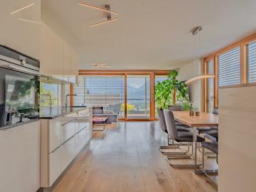 Exklusive Duplexwohnung mit spektakulärer Aussicht & Waldrandlage