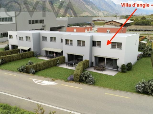 Exklusive Eckvilla im sonnigen Wallis – Komfort und Innovation