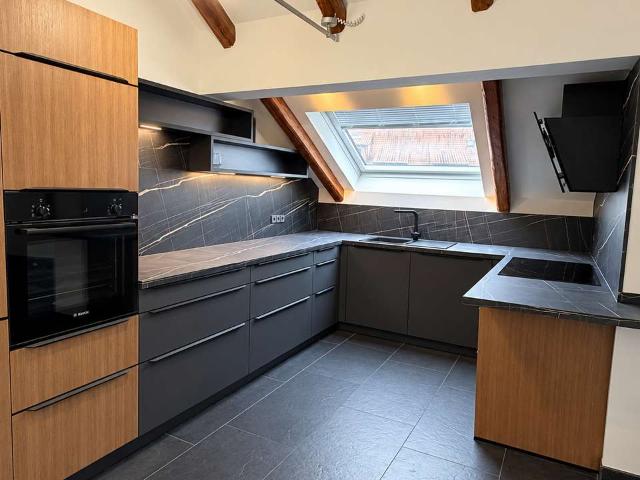 Exklusive Loft Dachgeschosswohnung am Gehege Dachterrasse, Kamin, luxuriöses Bad & Einbauküche