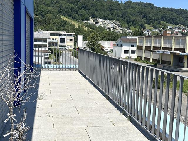 Exklusive Loftwohnung mit grosser Terrasse Wohnen mit Industrie Chic