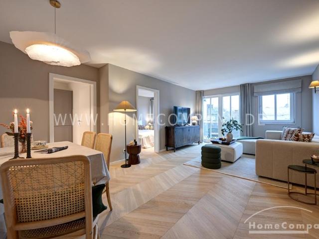 Exklusive, luxuriös möblierte 2 Zimmer Wohnung im Lehel