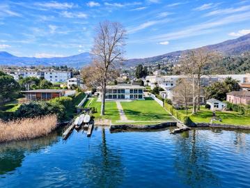 Exklusive Luxusvilla am Luganersee mit privater Anlegestelle