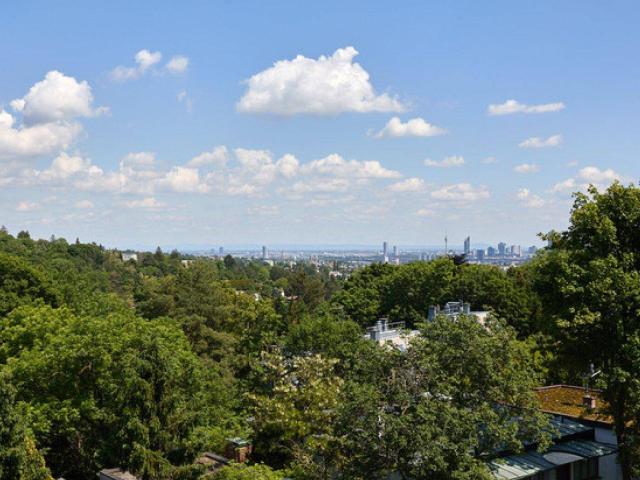 Exklusive Luxus Dachgeschosswohnung auf zwei Ebenen mit Panorama Grünblick in Bestlage des 19. Bezirks