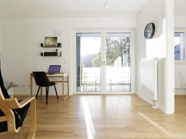 Exklusive, möblierte 1 Zimmer Wohnung, mit Balkon und Einbauküche in Marburg