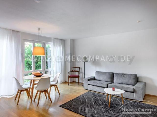 Exklusive, voll möblierte 3 Zimmer Wohnung mit Garten in Schwabing West