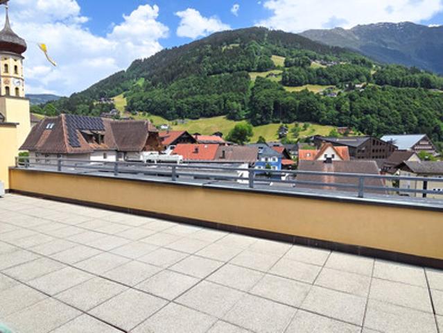 Exklusive Maisonette Penthousewohnung mit großer Panoramaterrasse im Zentrum von Schruns