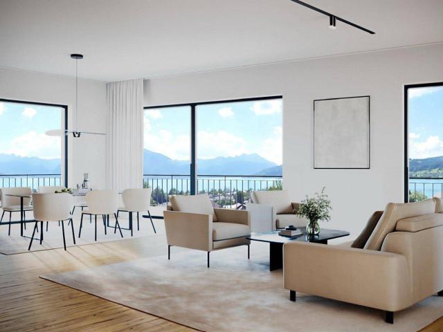 Exklusive Neubau Villa mit beeindruckendem Panoramablick auf den Attersee