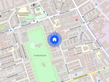Exklusive Neubauwohnung am Südstadtpark mit Veste Blick