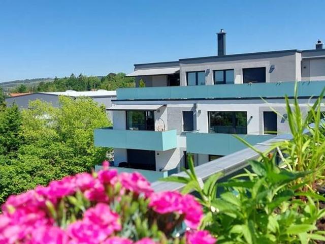 Exklusive neuwertige DG Wohnung mit Dachterrasse, Aufzug & Veste Blick in Dörfles Esbach!