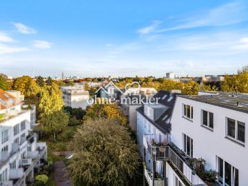 Exklusive Penthouse Maisonette Wohnung mit zwei Dachterrassen über den Dächern von Hamburg