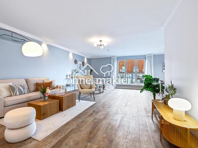 Exklusive Penthouse Maisonette Wohnung mit zwei Dachterrassen über den Dächern von Hamburg
