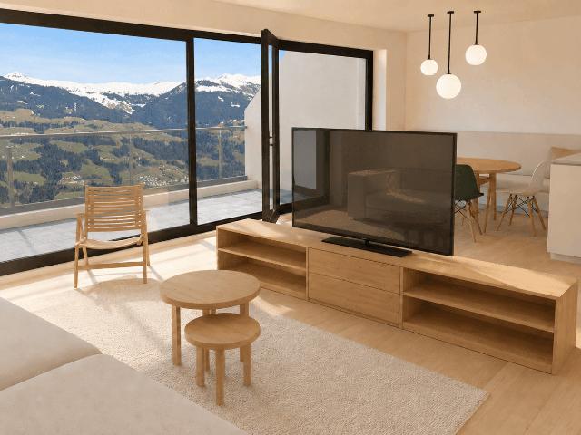Exklusive Penthouse Wohnung H2T1 mit unverbaubarem Ausblick zur Miete in exklusiver Panoramalage Großzügige Sonnenterrasse