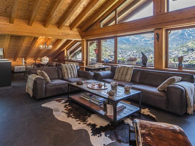 Exklusive Penthouse Wohnung in Zermatt mit einzigartigem Blick auf das Matterhorn