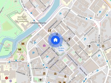 Exklusive Penthouse Wohnung mit Dachgarten über den Dächern der Stadt Saarlouis