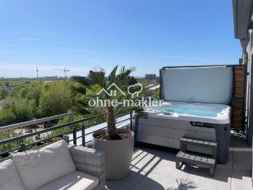 Exklusive Penthouse Wohnung mit Panorama Ausblick über Mannheim