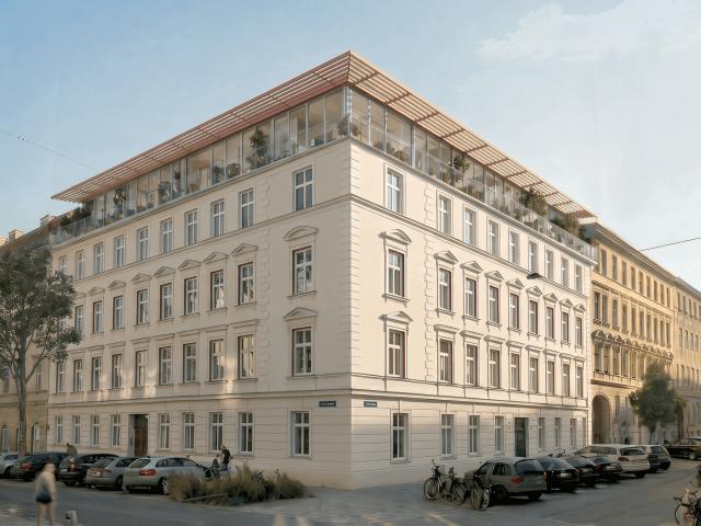 Exklusive provisionsfreie 4 Zimmer Dachgeschoßwohnung mit Terrasse, Balkon & modernem Energiekonzept