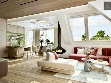 Exklusive Rooftop DG Wohnungen nahe Schönbrunn – außergewöhnliche Dachgeschossarchitektur mit privaten Terrassen & Premium Ausstattung
