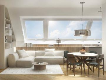 Exklusive Rooftop DG Wohnungen nahe Schönbrunn – außergewöhnliche Dachgeschossarchitektur mit privaten Terrassen & Premium Ausstattung