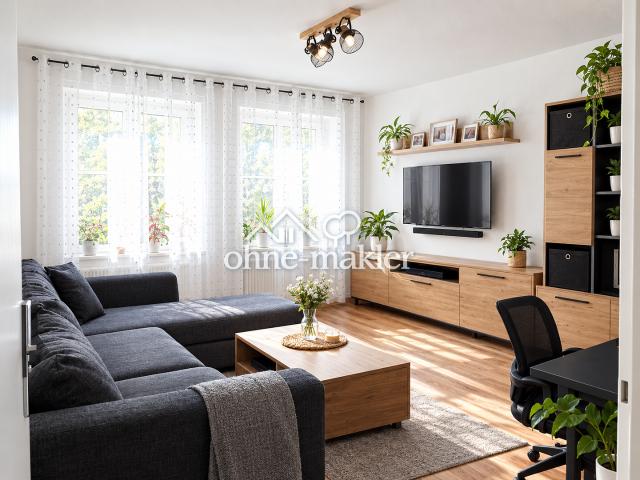 Exklusive, renovierte 3 Zimmer Wohnung – stilvoll möbliert & bezugsfertig Einziehen!