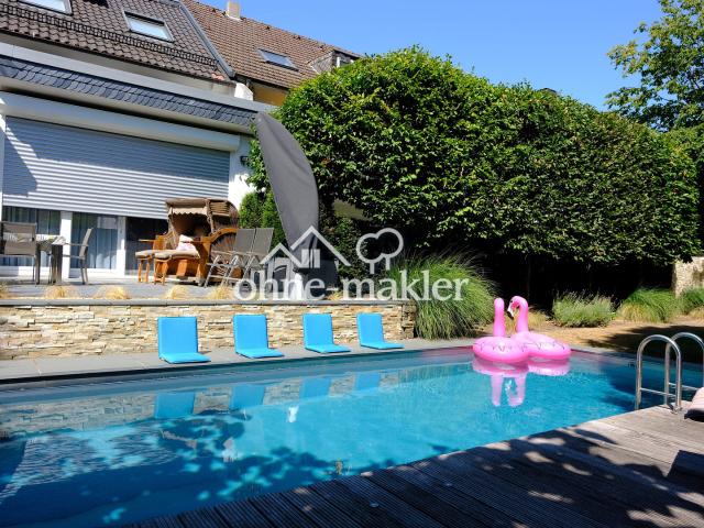 Exklusive Wohlfühloase in GE Resse: 214 m² Luxus, Schreiner Einbauten & traumhafter Naturpool