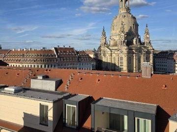 Exklusive Wohnung am Neumarkt! GroÃe Dachterrasse, traumhafter Blick, Kamin, Lift!