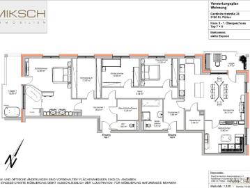 Exklusive Wohnung in Bestlage I 168m² I 6 Zimmer I 2 Loggien I 2 Garagen I Klimaanlage I Aufzug I Klimaanlage