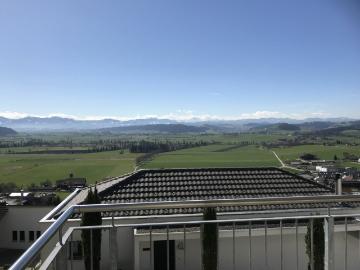 Exklusive Terrassenwohnung mit Blick in Natur und Berge