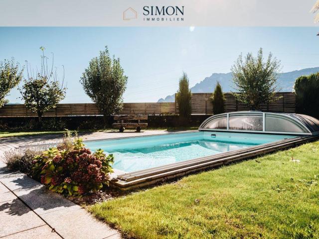 Exklusive Villa mit Pool und Traumgarten – Wohnen mit Blick auf den Untersberg
