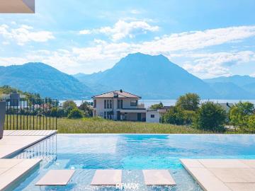 Exklusive Villa mit traumhaftem Traunsee und Panoramablick in Altmünster