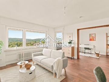 Exklusiver Weitblick in Toplage: Helle, renovierte 4 Zi. Wohnung mit Einzelgarage *PROVISIONSFREI