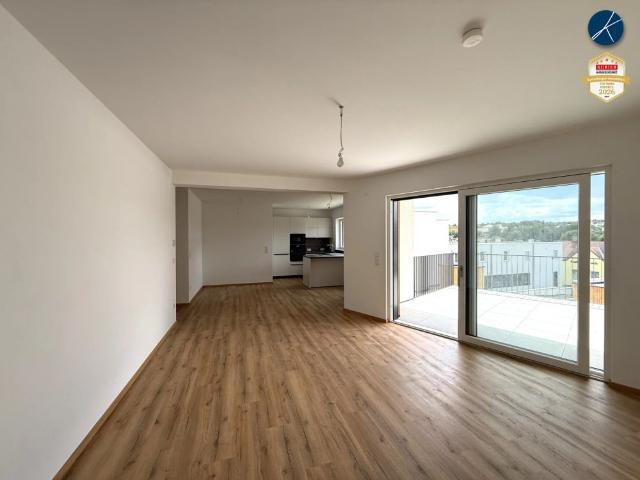 Exklusives Neubauprojekt: 3 Zimmer Wohnung mit geräumigen Balkon