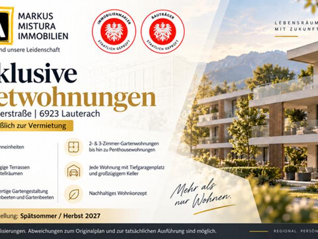 Exklusives Neubauprojekt in Lauterach