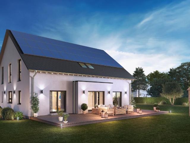 Exklusives Niedrigenergiehaus in Remscheid Individuell geplantes 6 Zimmer Traumdomizil mit Wärmepumpe