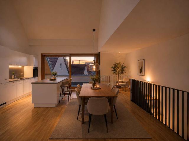 Exklusives Architekten Reiheneckhaus mit Dachterrasse & Garten in Weissach