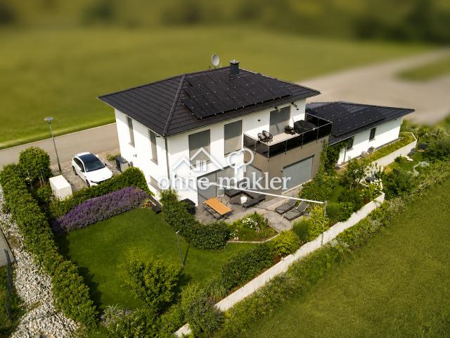 Exklusives Einfamilienhaus KFW 40+ mit Einliegerwohnung und großem Garten