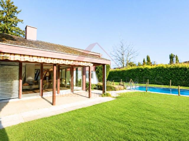 Exklusives Einfamilienhaus mit Pool, Sauna, Seesicht und 1'443 m² Grundstück in Gerolfingen