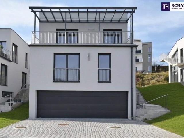 Modernes, lichtdurchflutetes Einfamilienhaus mit Panoramaterrasse in der steirischen Weingegend – PROVISIONSFREI! Ein Wohnjuwel für höchste Ansprüche!